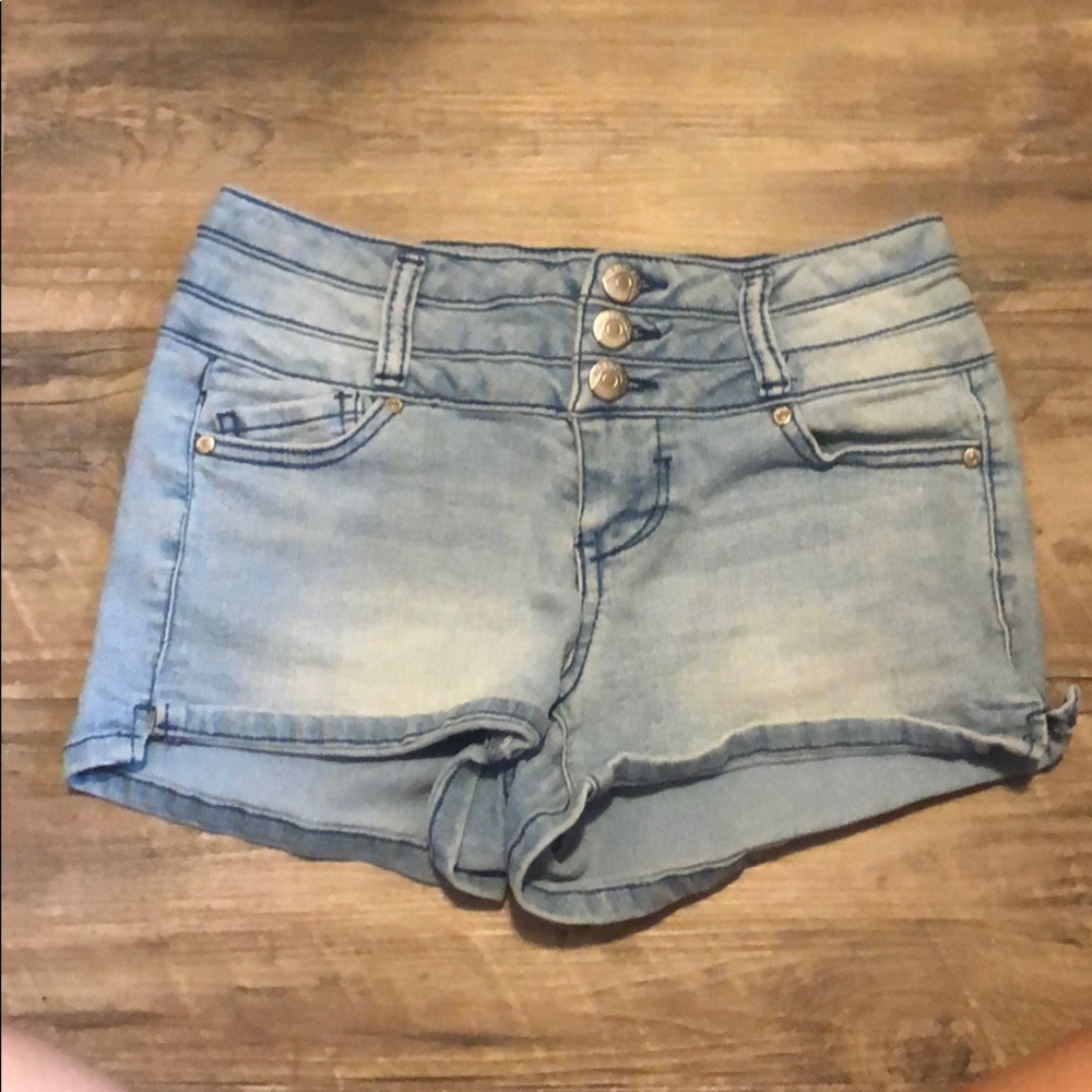 Blue shorts